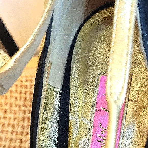 BETSEY JOHNSON Cross Strap SHORT HEEL Stiletto MARY JANE DANCE PUMPS 🩰BEAUTIFUL - Picture 8 of 16